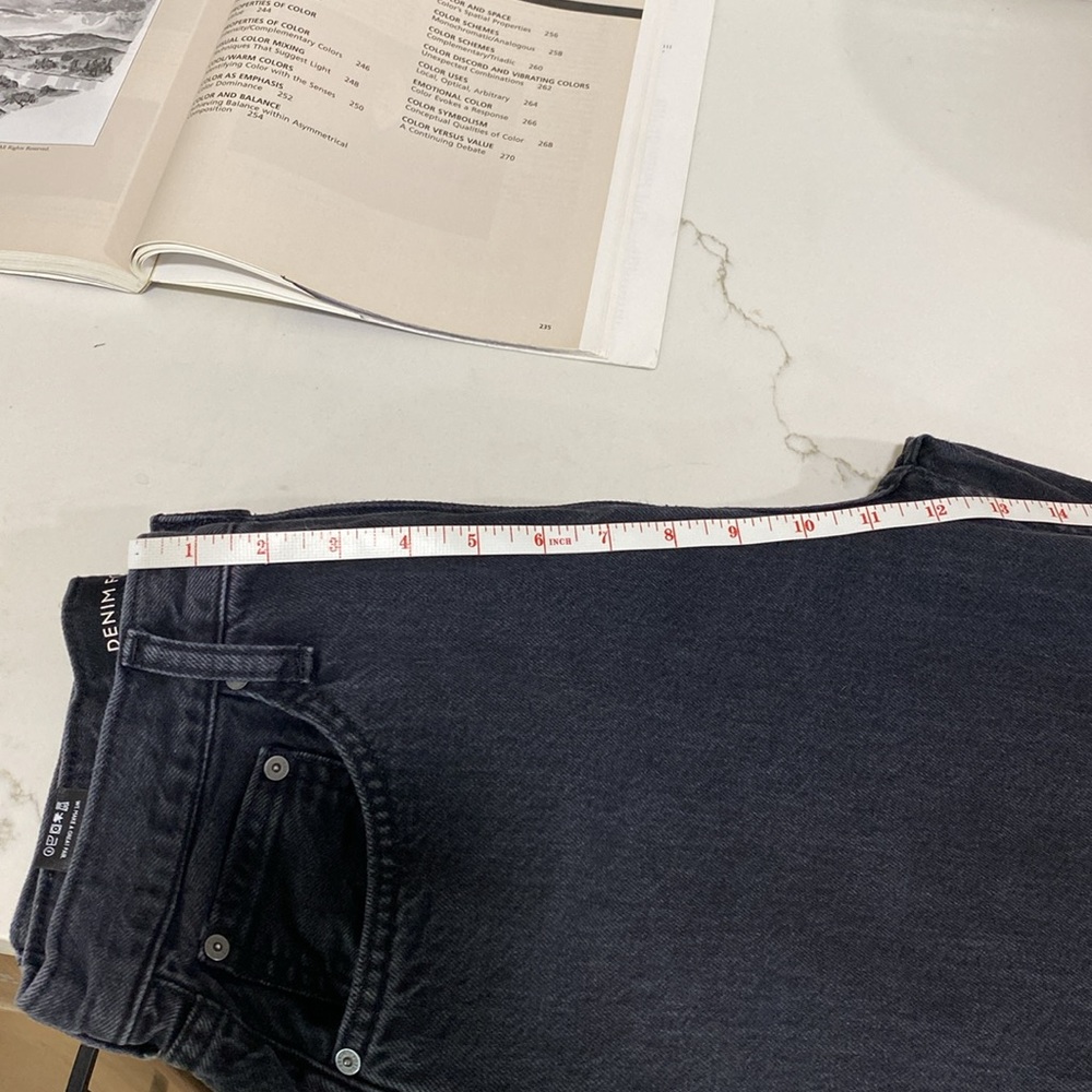 Aritzia Black Wide Leg Flared Jeans - Picture 10 of 13